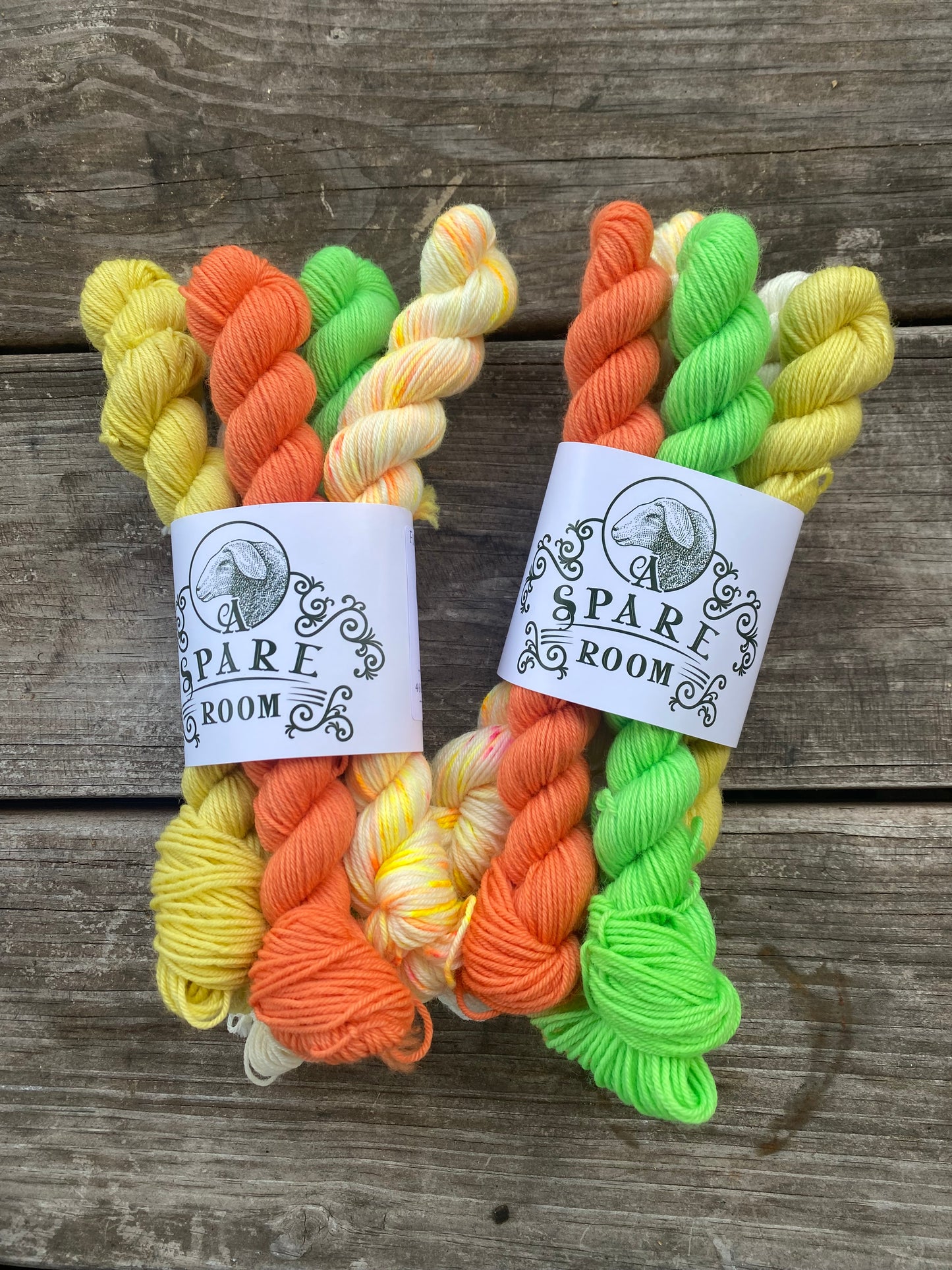 Candy Corn Mini Skein Pack-(5) 20g minis