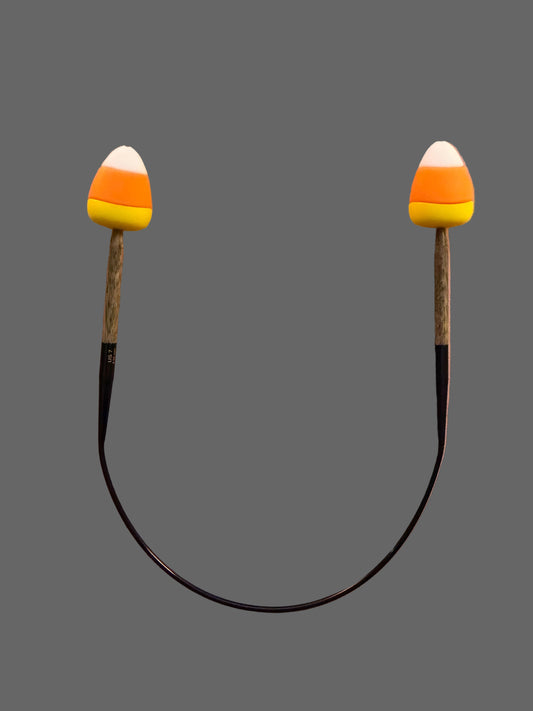 Candy Corn Silicone Needle Toppers
