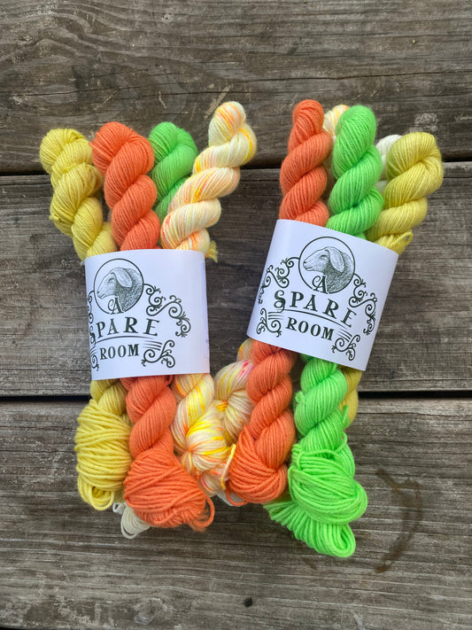 Candy Corn Mini Skein Pack-(5) 20g minis
